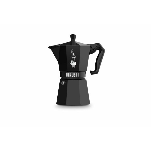 Cafeteira Italiana Bialetti MOKA EXCLUSIVE Preto Alumínio 6 Copos